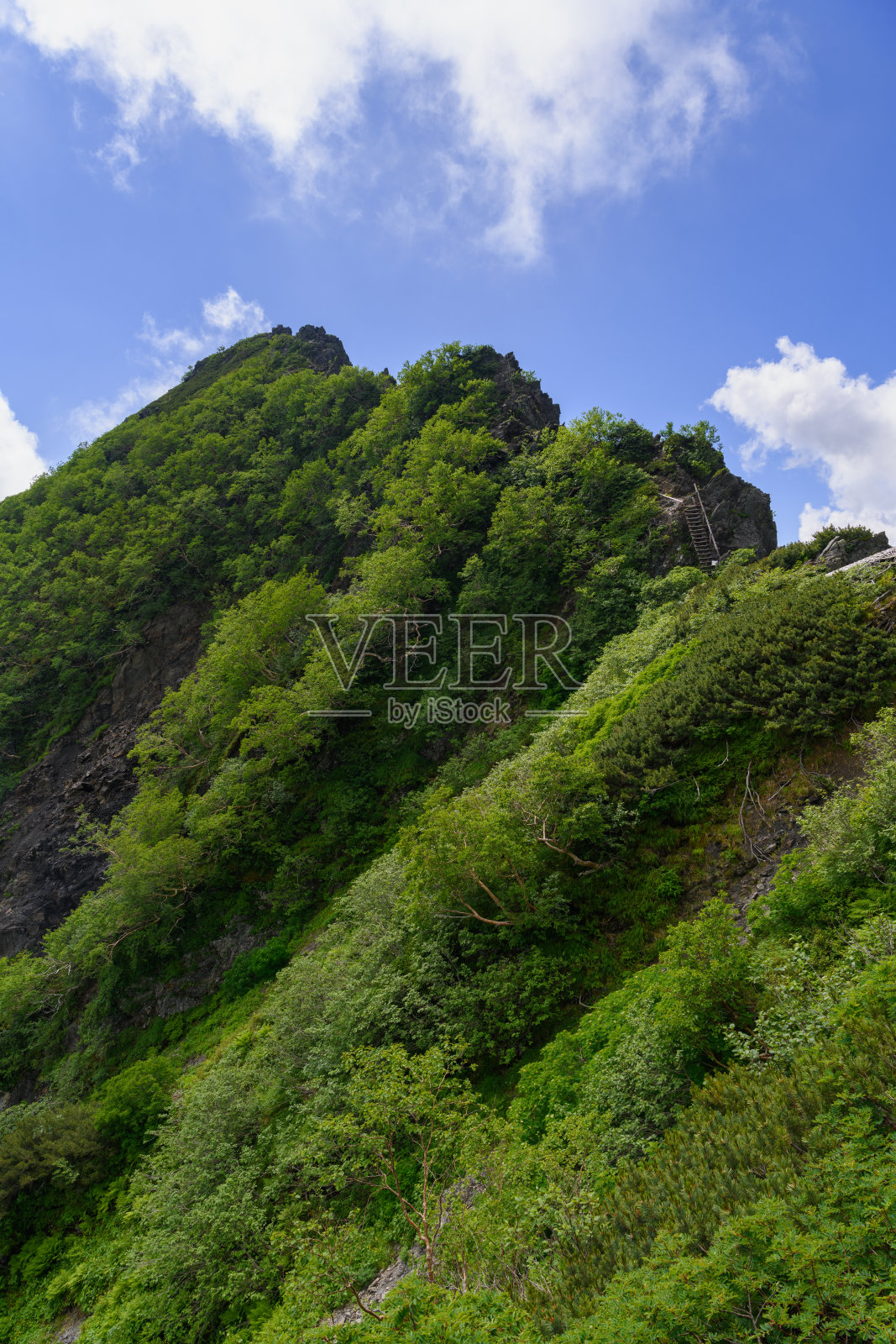 日本阿尔卑斯山南部的Happonbano山坳照片摄影图片
