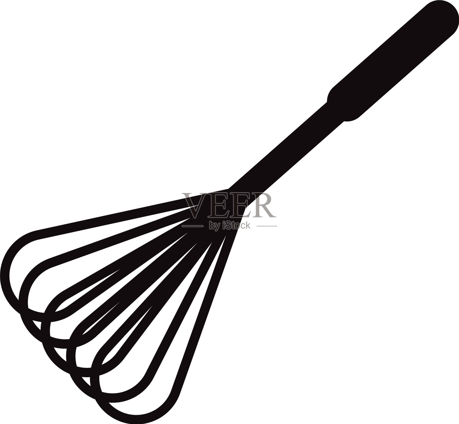 隔离图标设计的Whisk图标设计元素图片