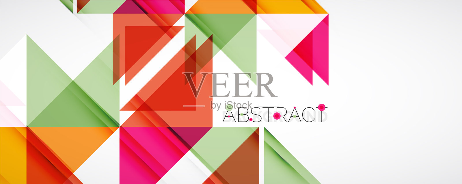 设置三角形几何背景插画图片素材