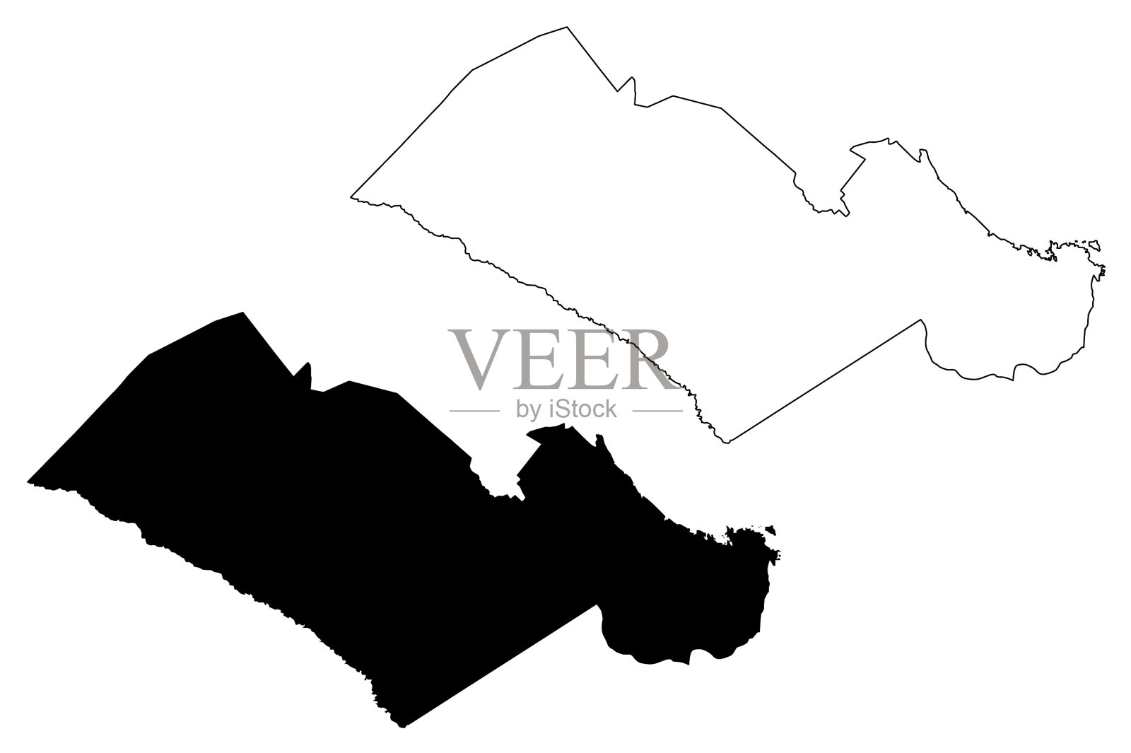 美国南卡罗来纳州的奥兰治堡县插画图片素材