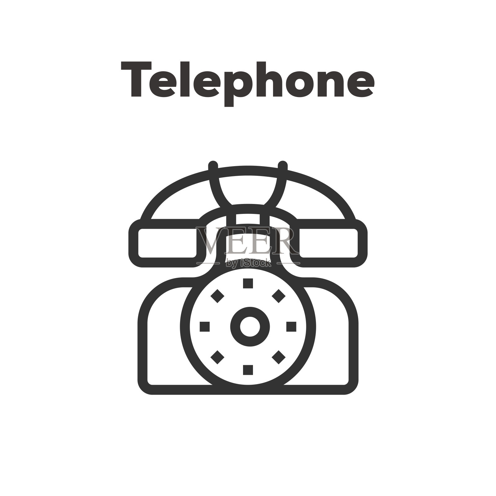 电话图标插画图片素材