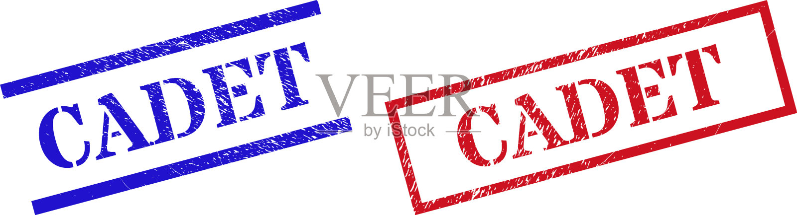 学员grunge用矩形刮印印章插画图片素材