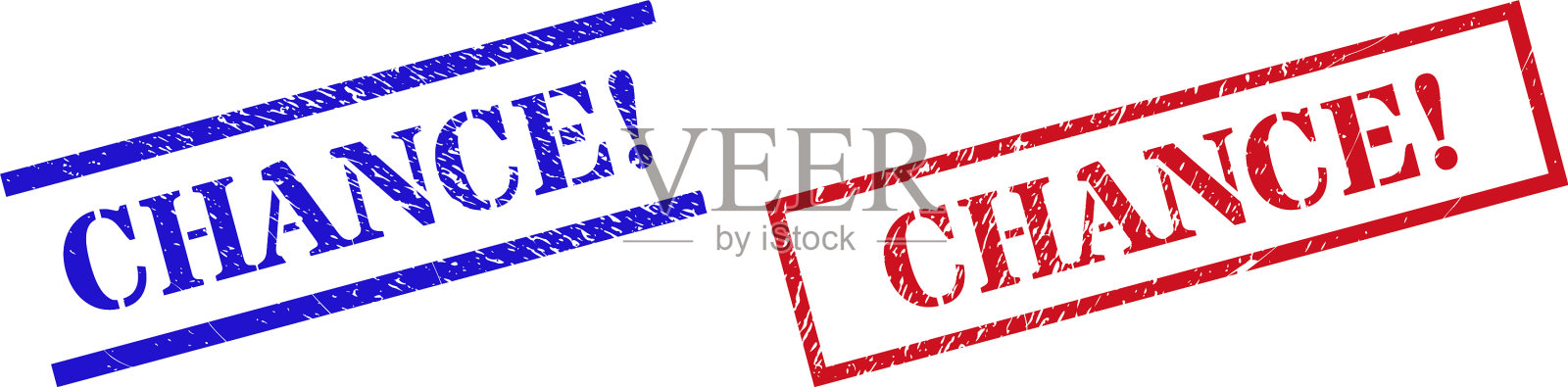 机会感叹号grunge橡皮图章水印插画图片素材