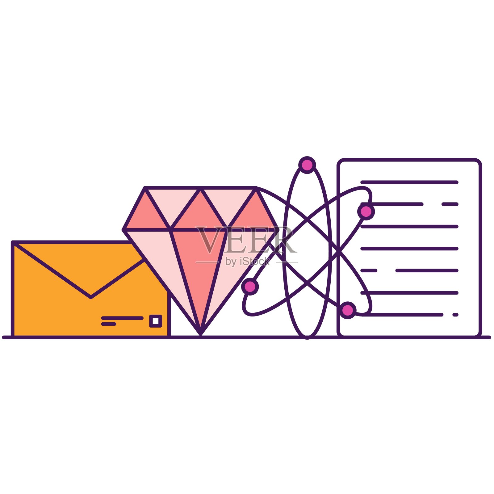 个人学习,技能发展矢量平面图标图标素材