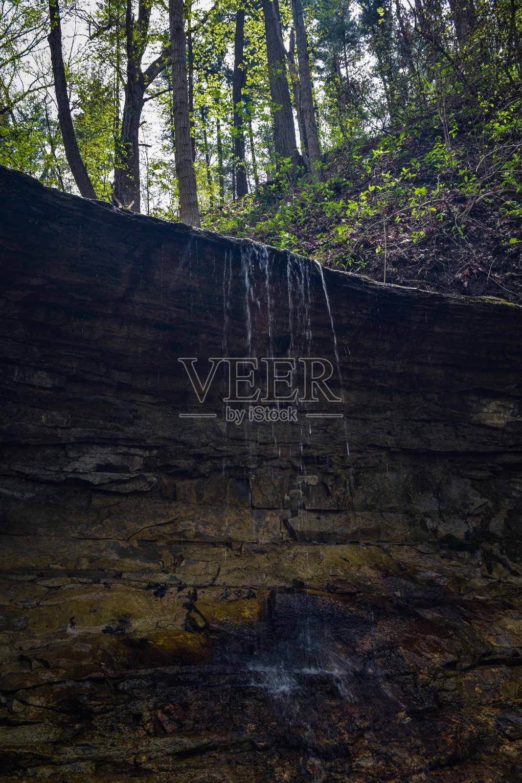 小瀑布照片摄影图片