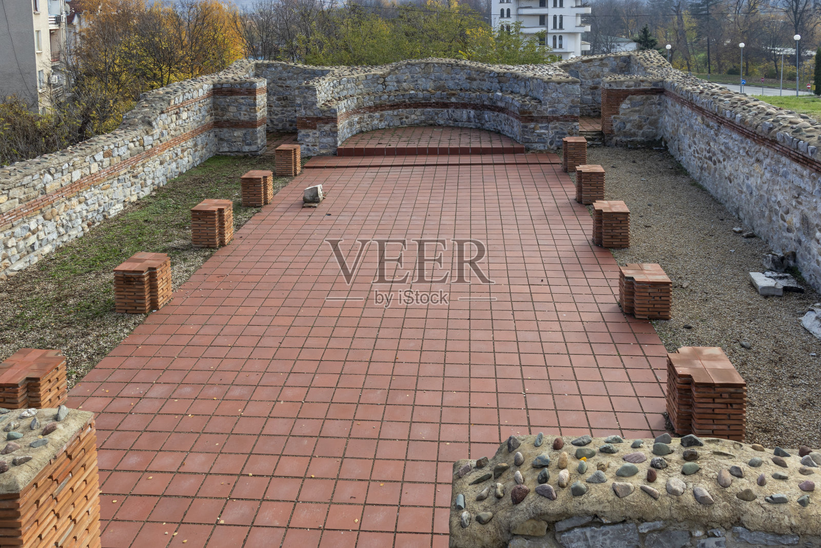 保加利亚蒙大拿州古老的堡垒Castra ad Montanensium照片摄影图片