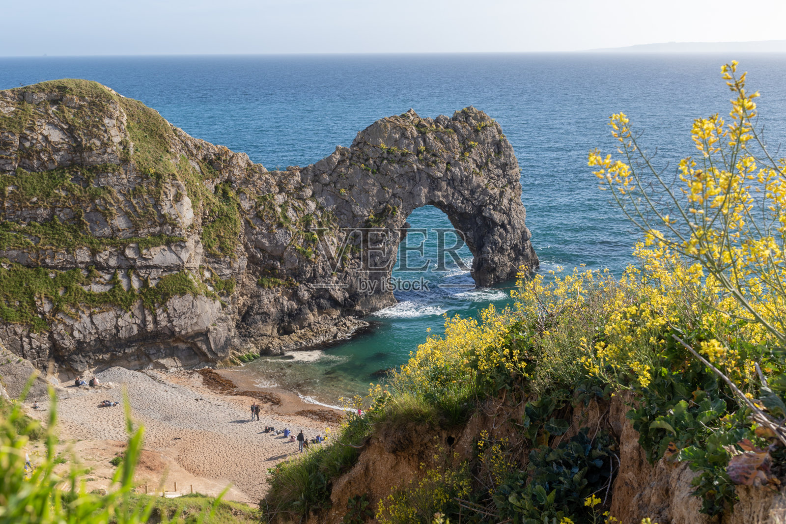 侏罗纪海岸的杜德尔门照片摄影图片