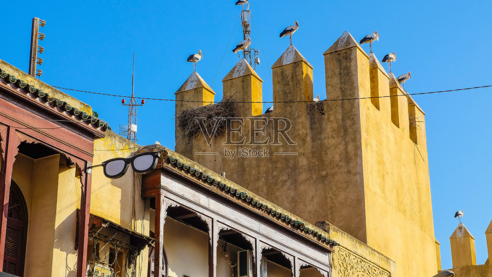 摩洛哥费斯老城区(麦地那)照片摄影图片