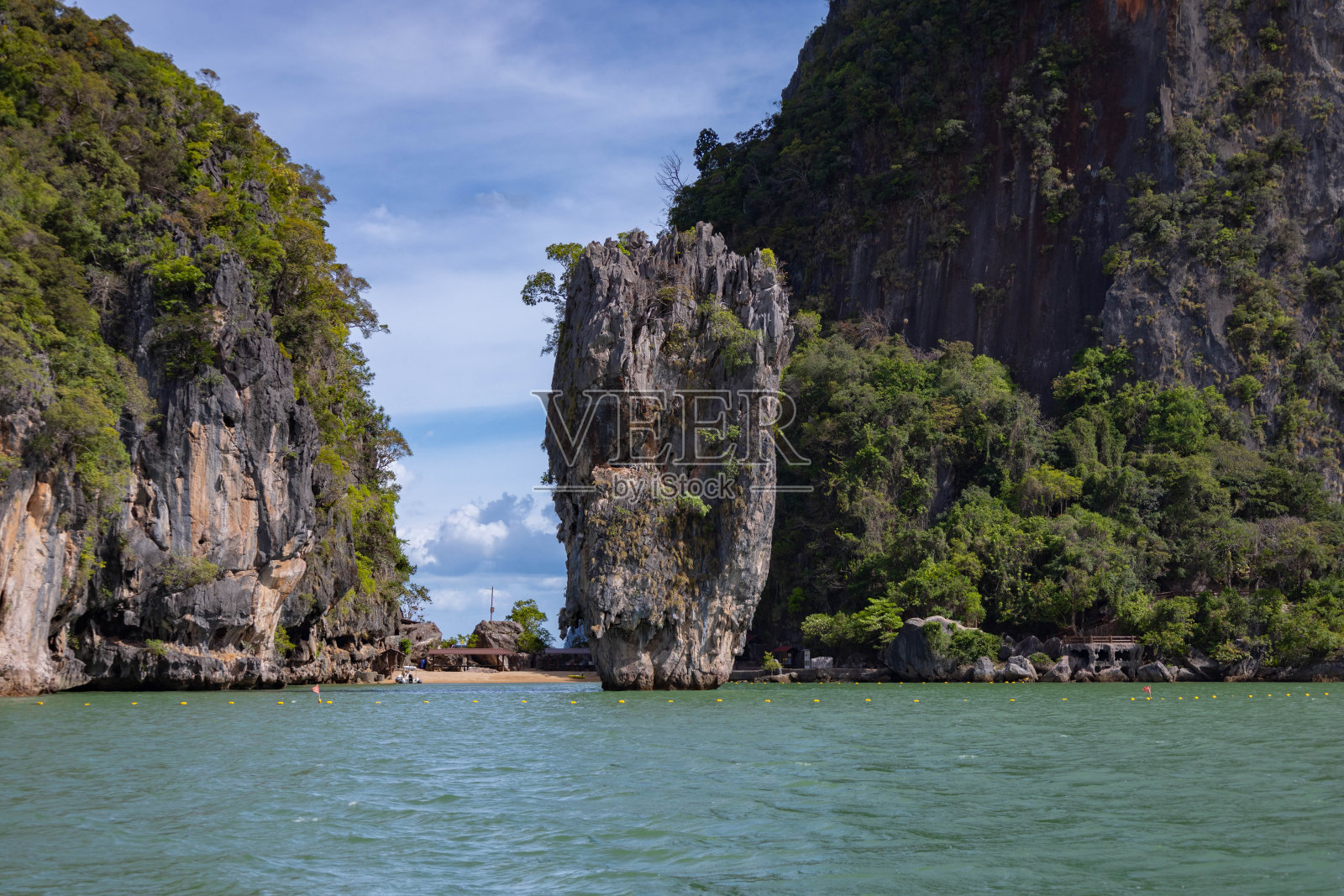 打埔岛(打埔岛或007岛)泰国攀牙湾照片摄影图片