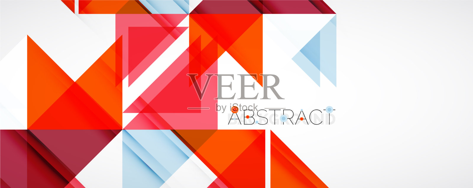 设置三角形几何背景插画图片素材