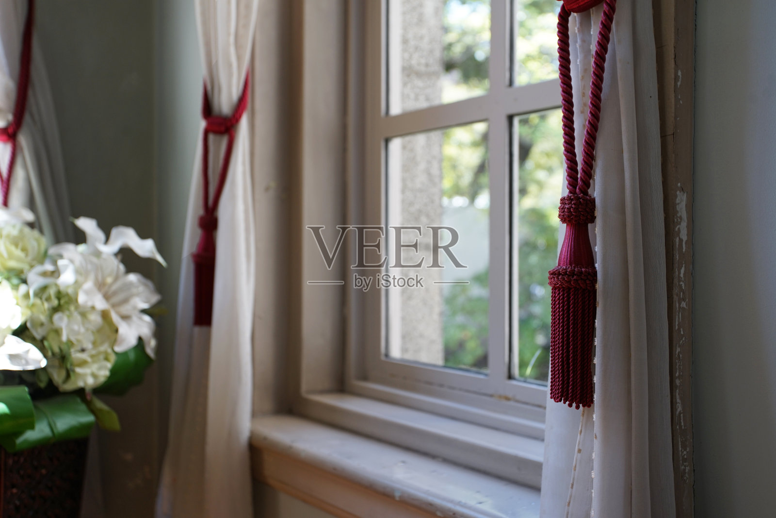 窗帘照片摄影图片