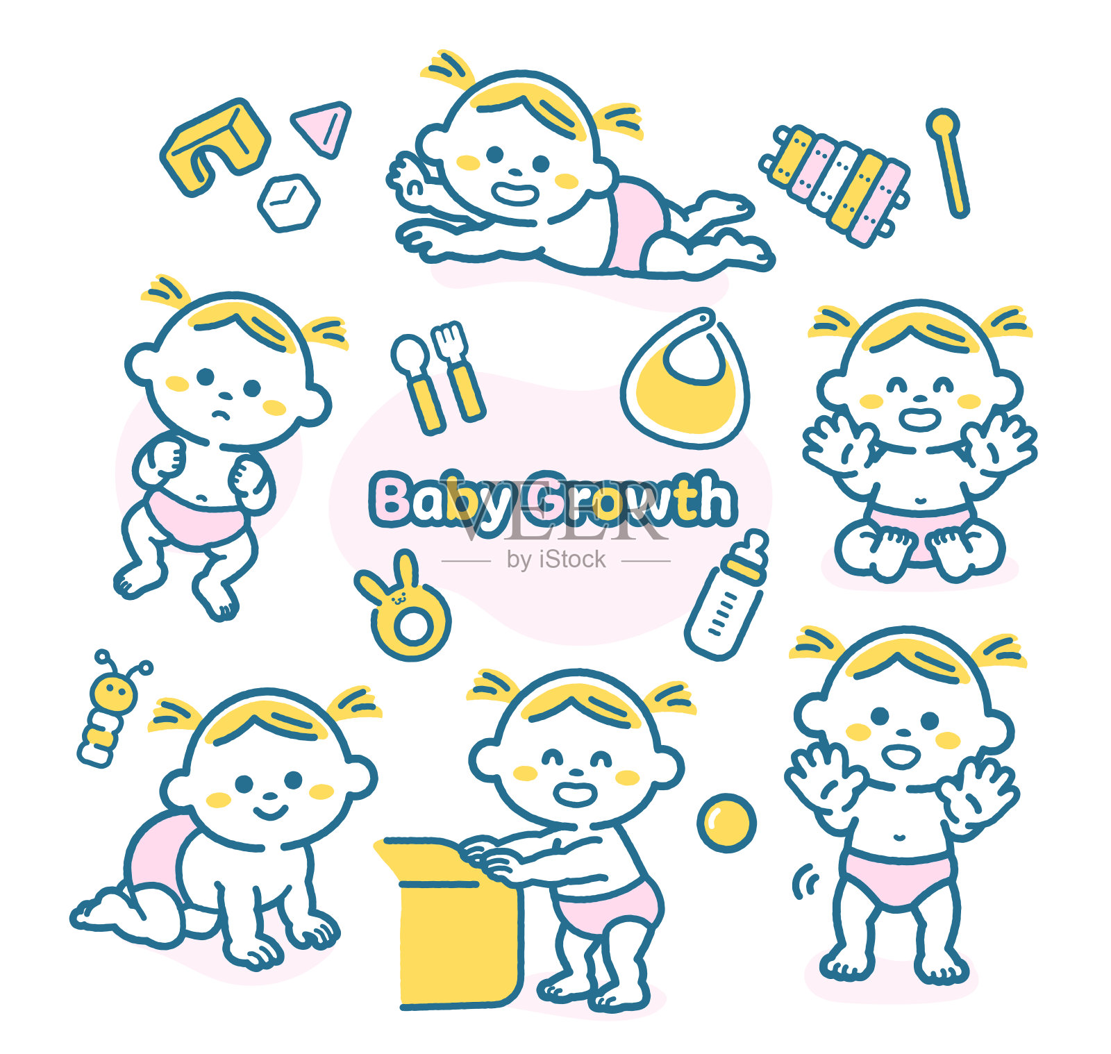 孩子的发展设计元素图片