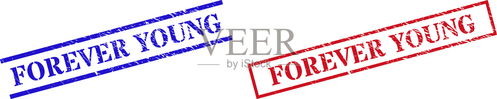 永远年轻的垃圾摇滚用插画图片素材