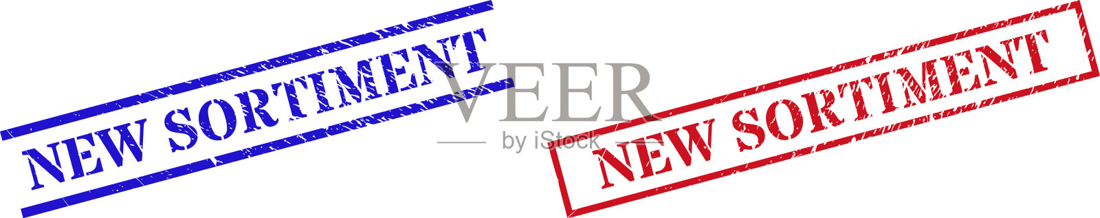 新配纹理刮花邮票印章用插画图片素材