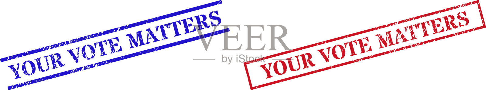 你的投票事项有橡皮图章水印插画图片素材