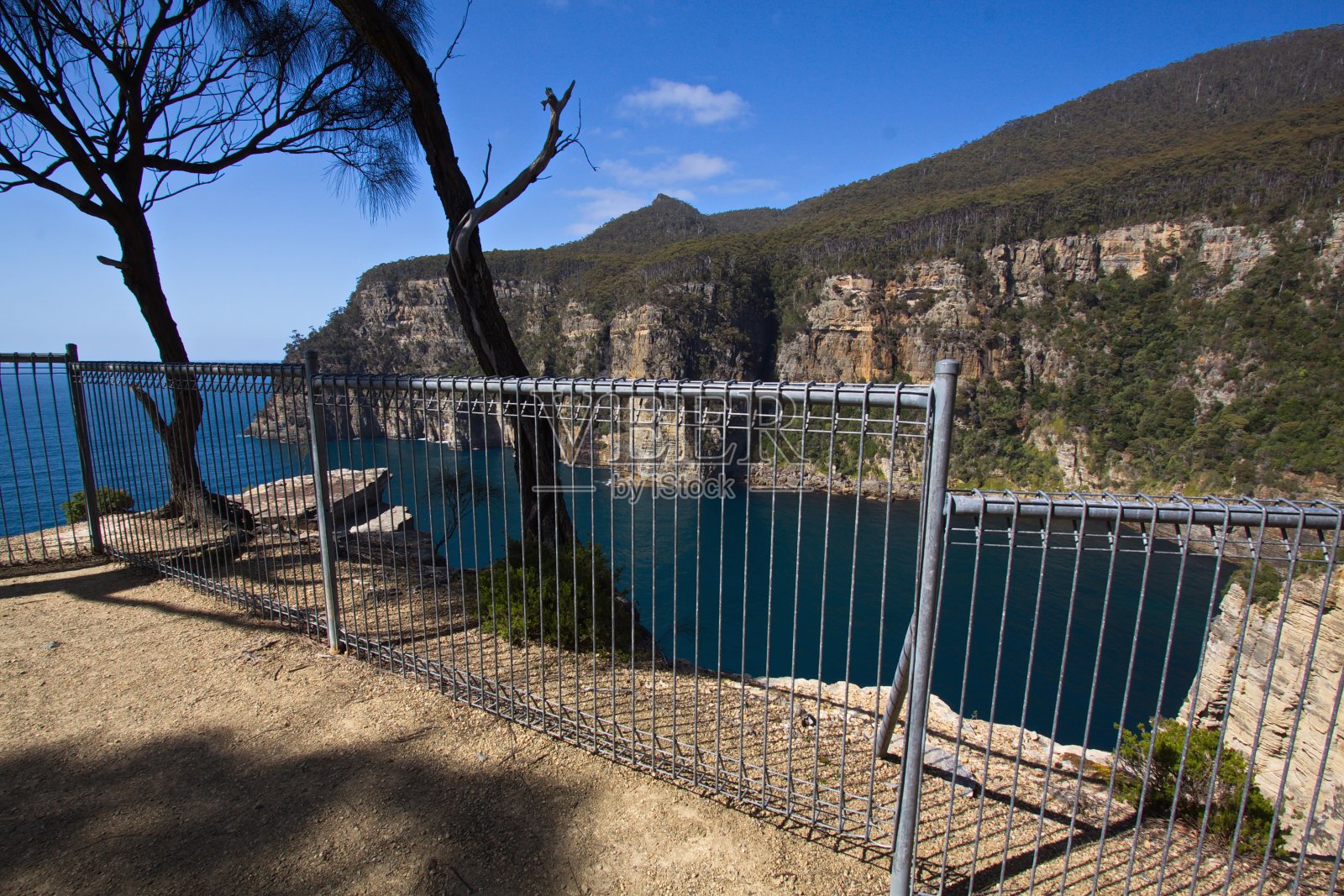 塔斯马尼亚岛恶魔厨房的海岸线照片摄影图片