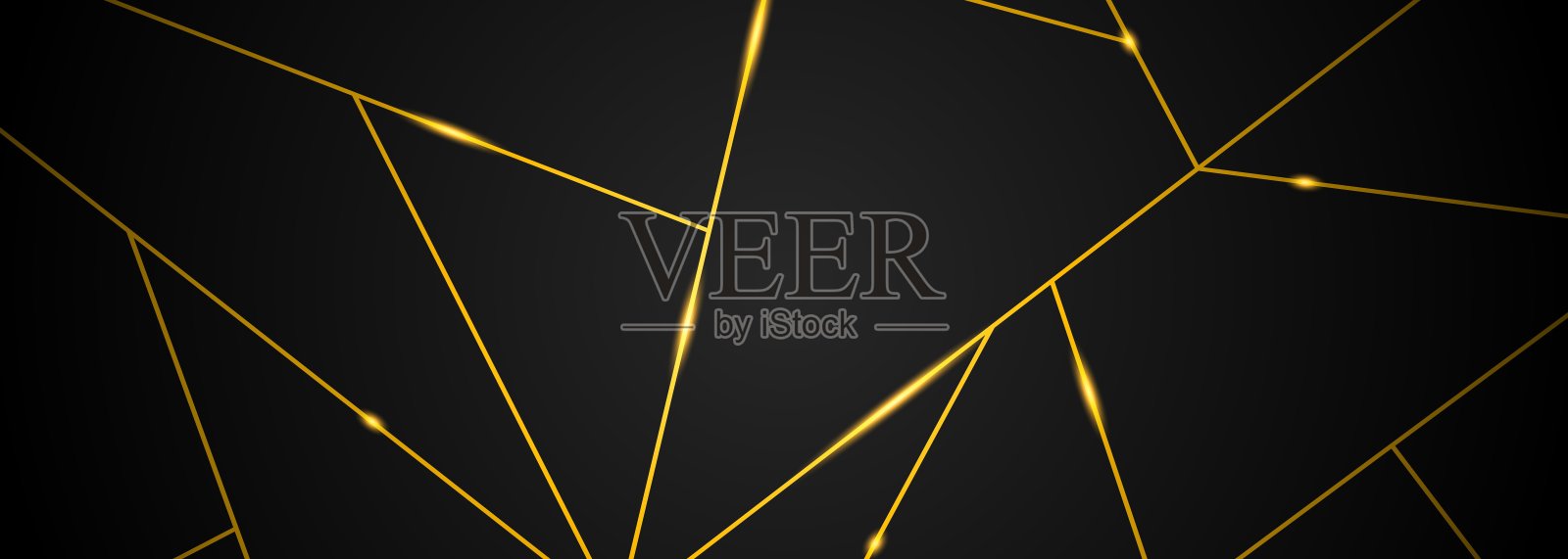 深色的黑色和金色马赛克背景。现代深色抽象矢量纹理插画图片素材