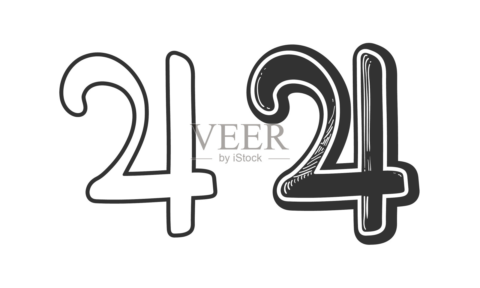 占星标志行星木星手插画图片素材