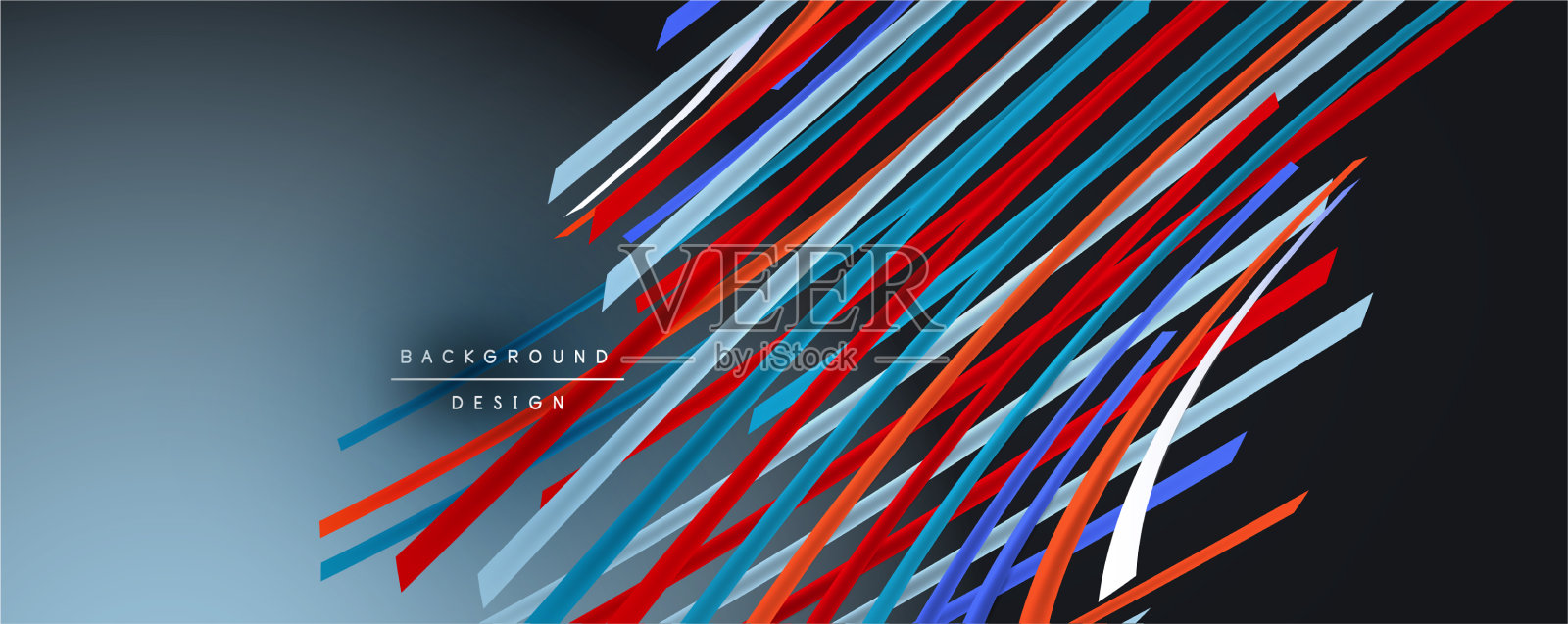 抽象色彩线条背景插画图片素材