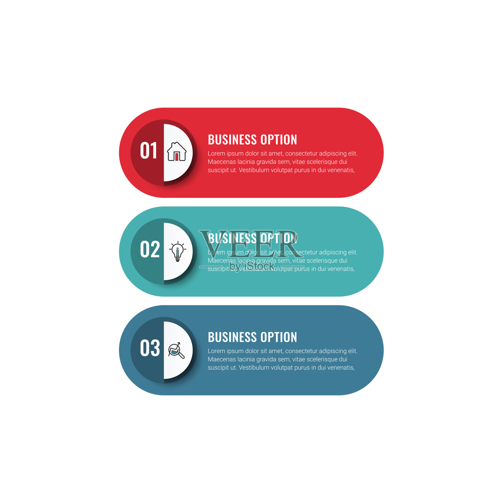 矢量插图信息图设计模板与图标。可用于工作流程布局,图表,年度报告,网页设计。插画图片素材