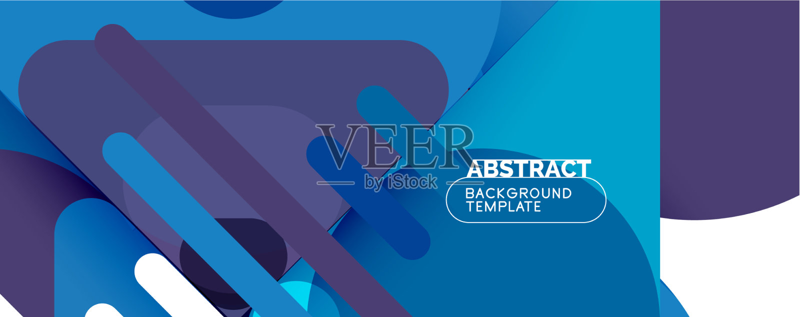 现代几何圆形和动态线条插画图片素材