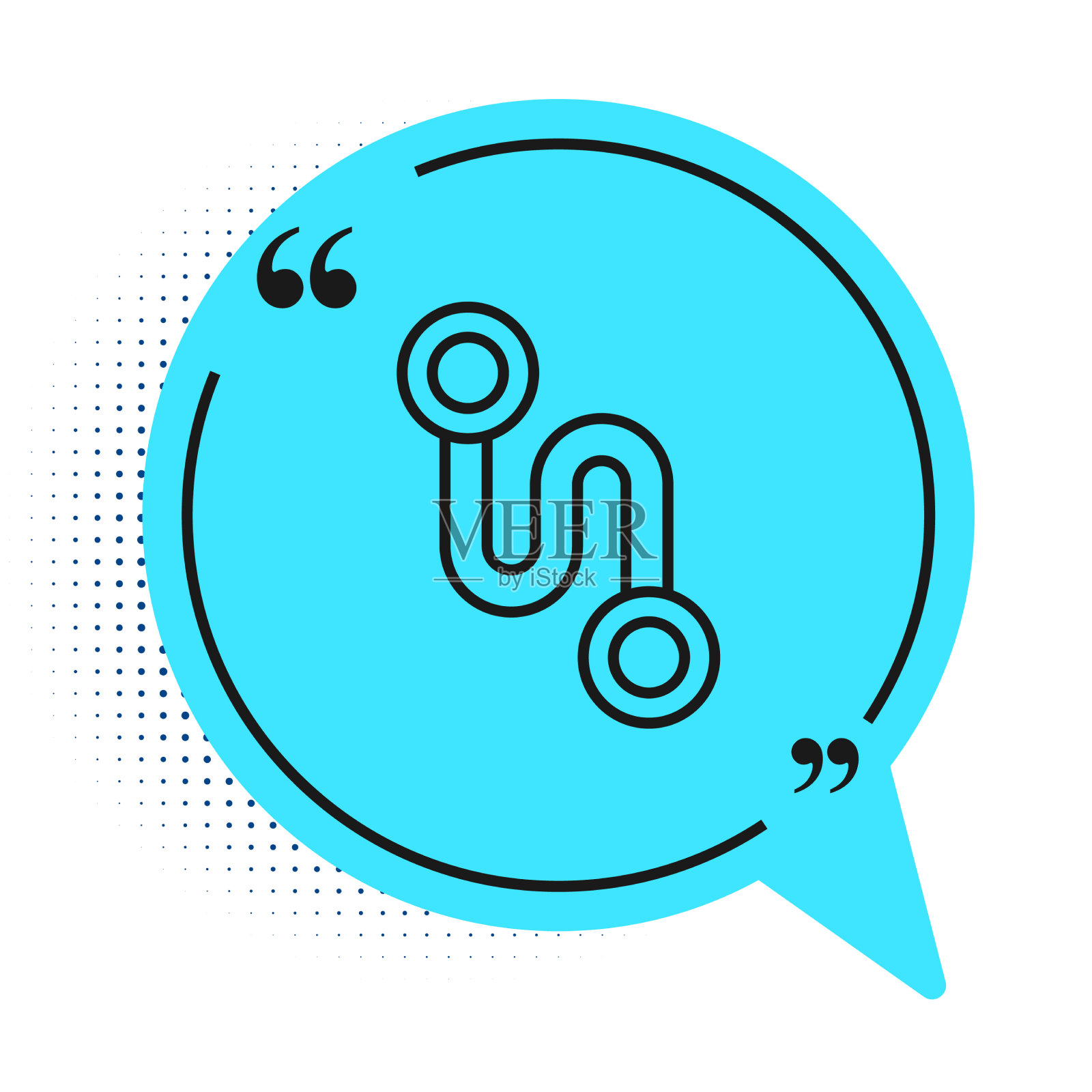 黑线路线位置图标隔离在白色上插画图片素材