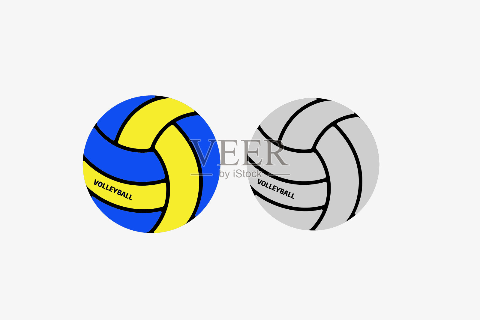 排球插画图片素材