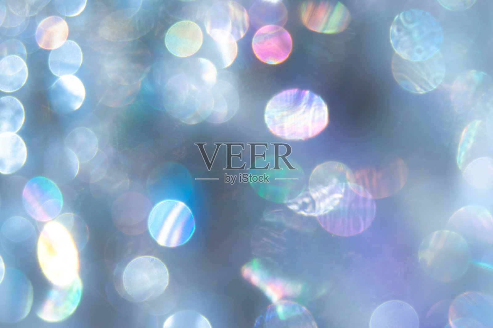 白色淡蓝色闪光散景纹理抽象背景照片摄影图片