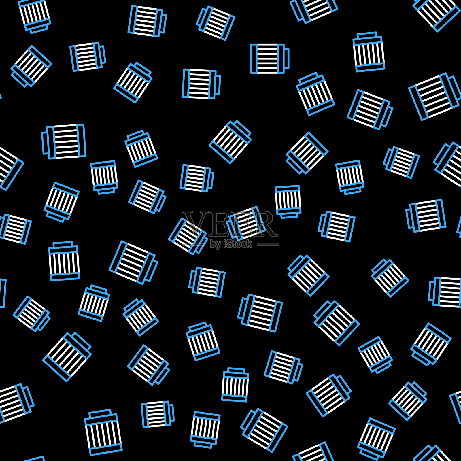 线车空气滤清器图标隔离无缝图案插画图片素材