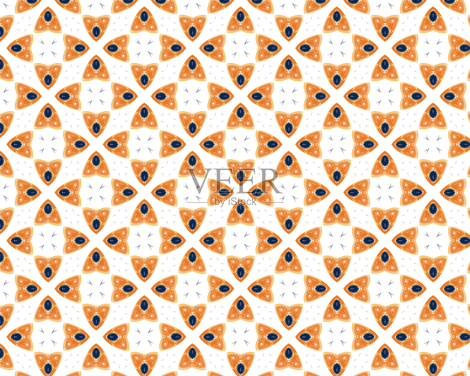 插图设计为各种抽象形状的装饰。照片摄影图片