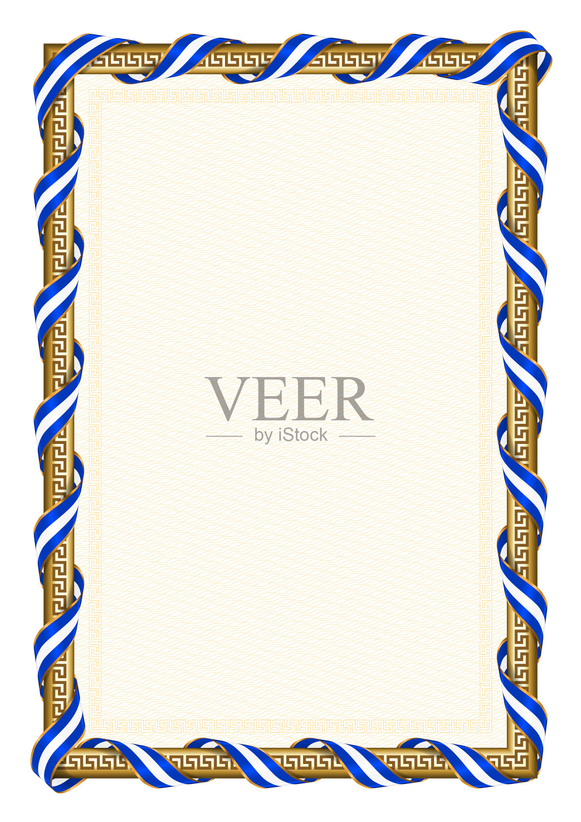 垂直框架和边界与以色列国旗插画图片素材