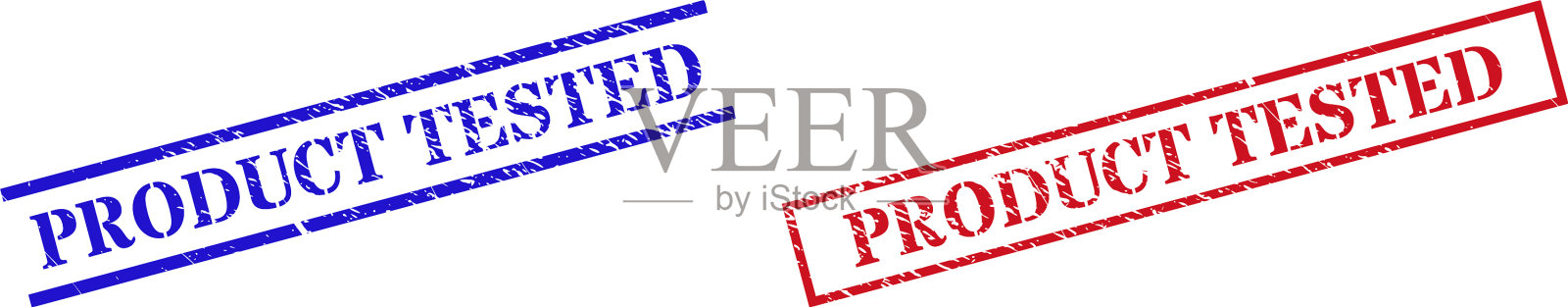 产品测试用有纹路的橡胶图章密封插画图片素材