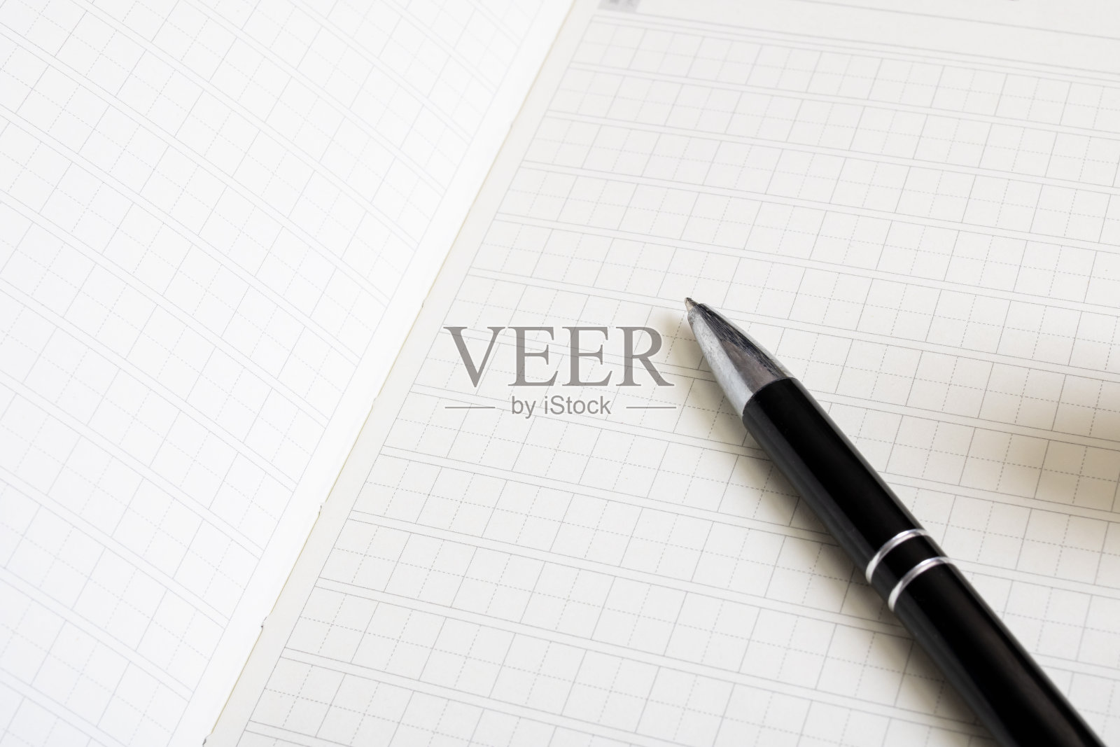 笔记本书写象形文字和钢笔特写照片摄影图片