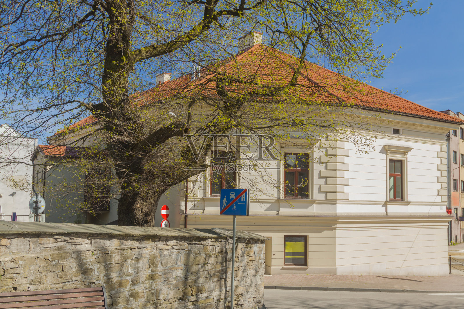 波兰,Malopolska, Wadowice, Town House照片摄影图片