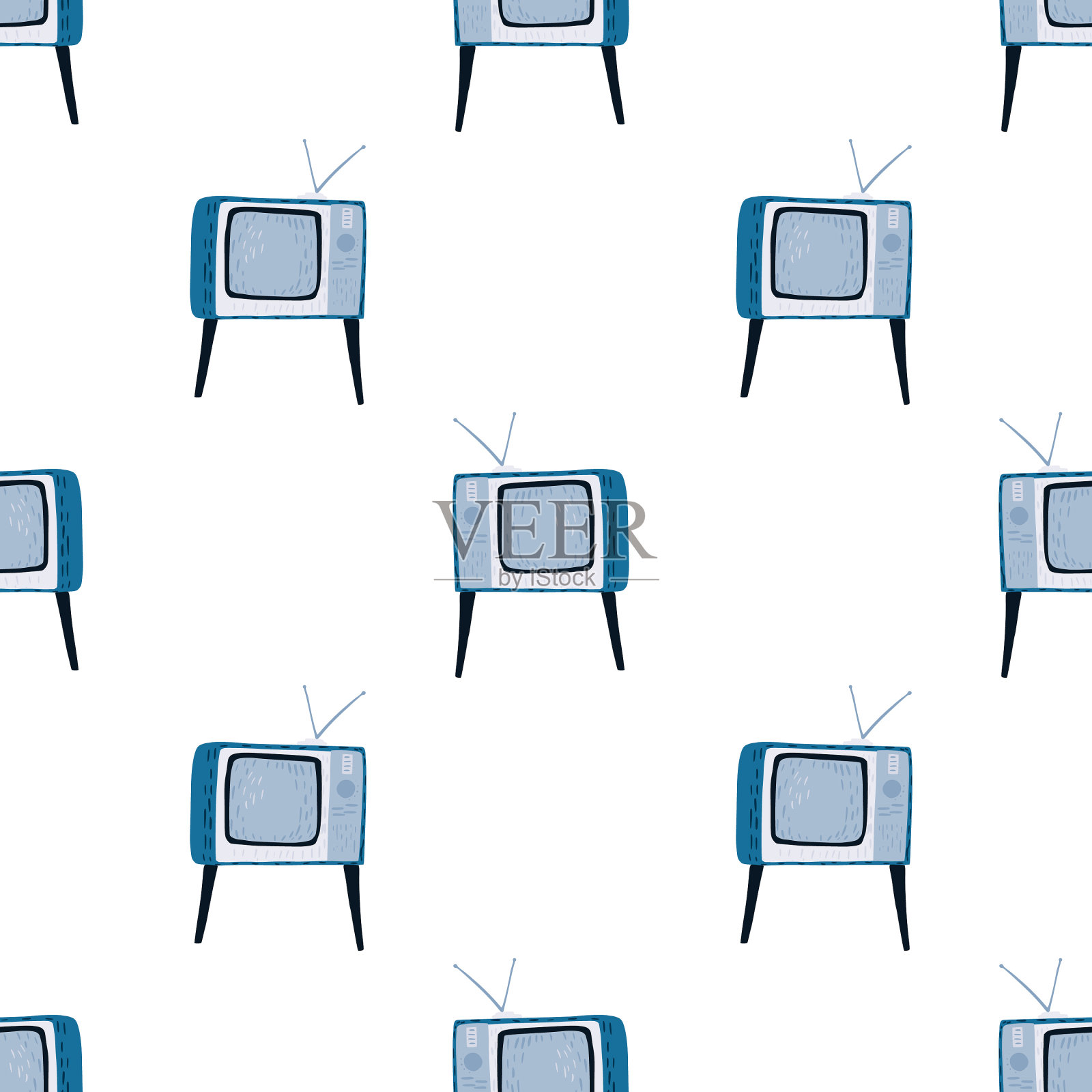 隔断装饰用无缝介质图案插画图片素材