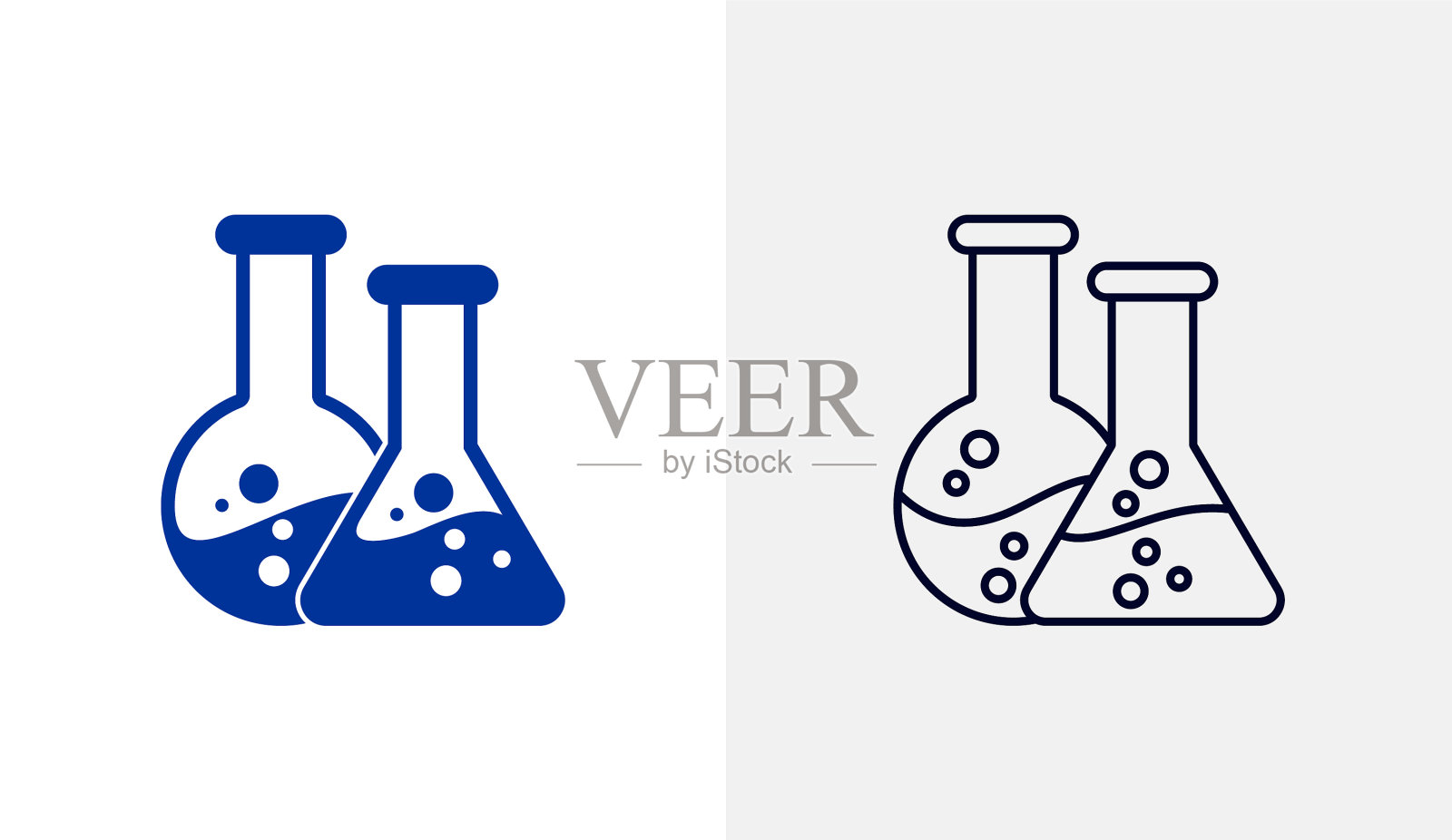 实验室图标标志模板教育图标概念图标素材
