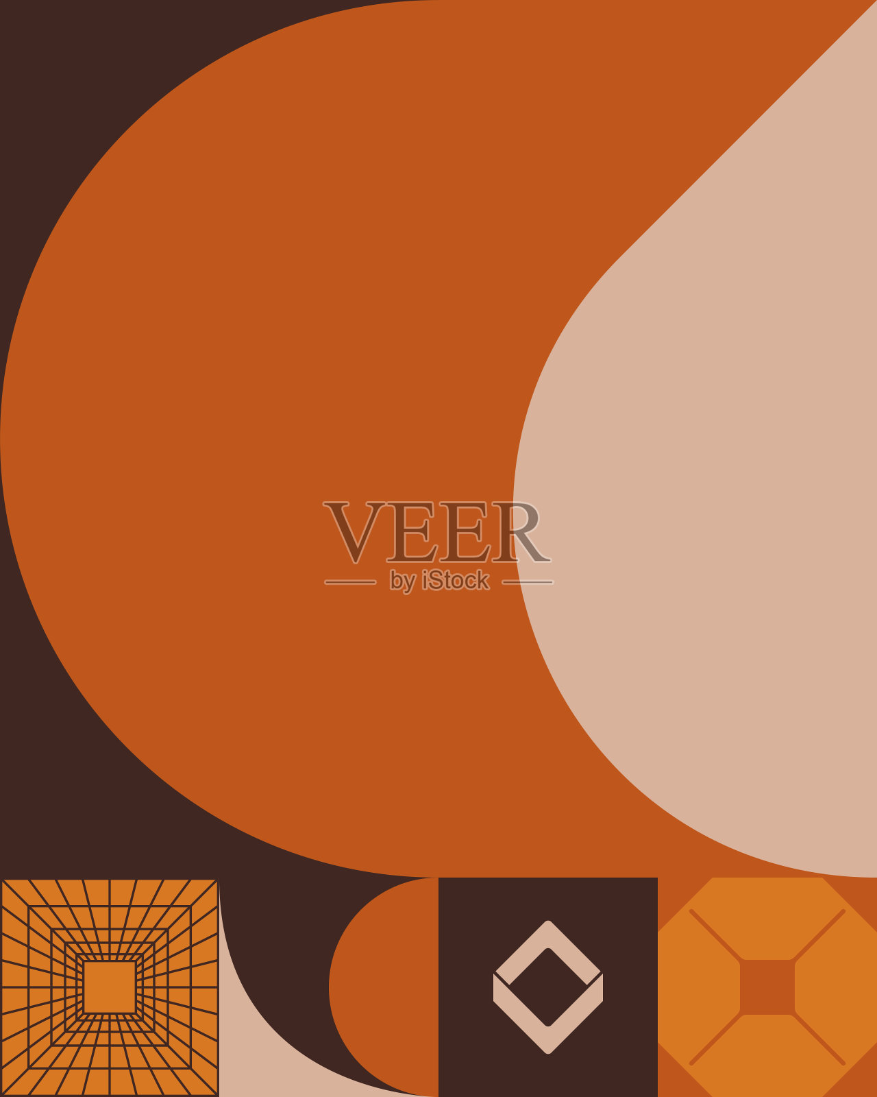 几何抽象矢量元素设计插画图片素材