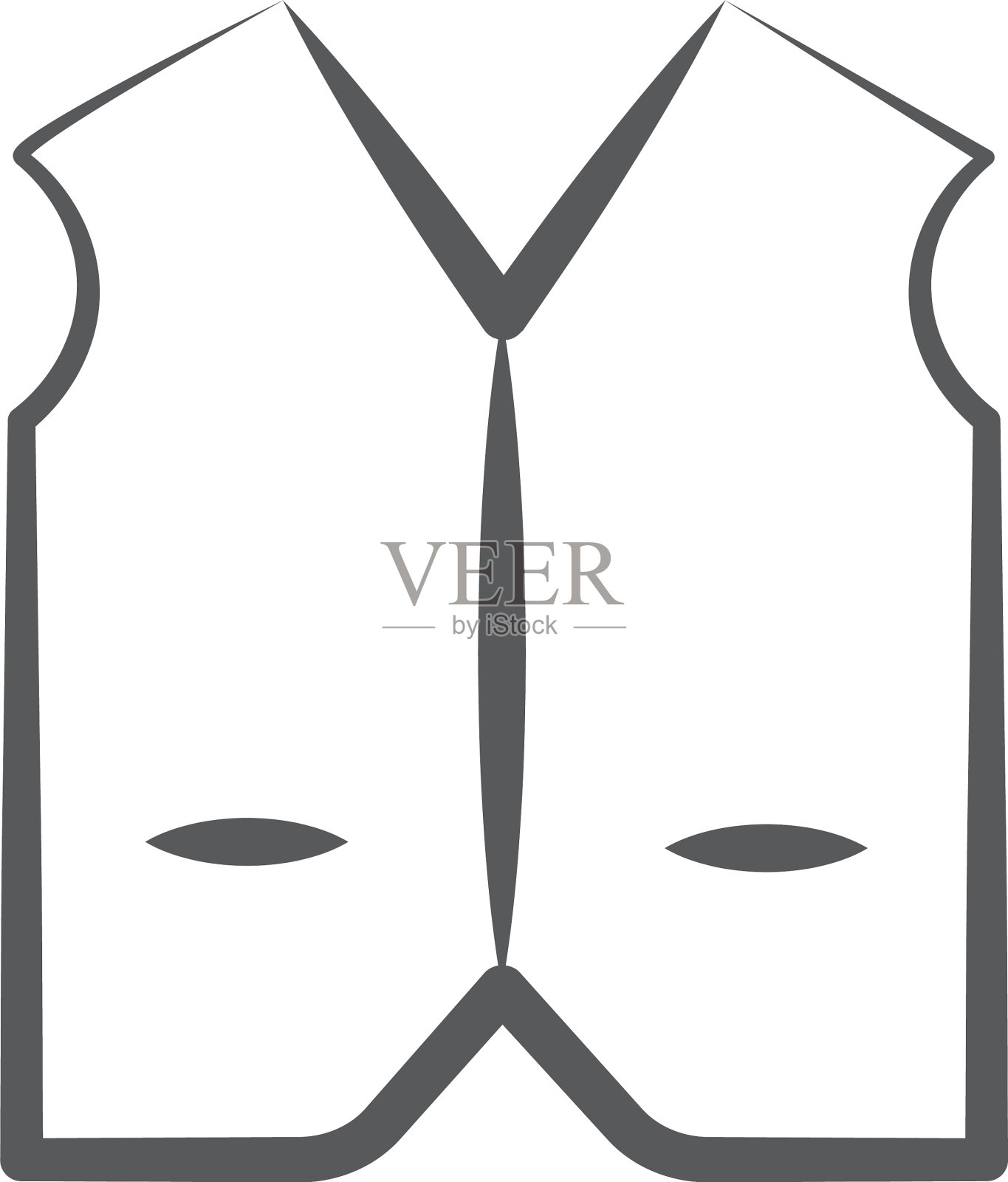 马甲插画图片素材