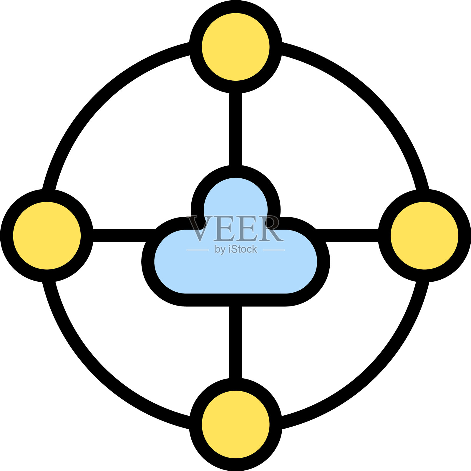 共享云图标图标素材