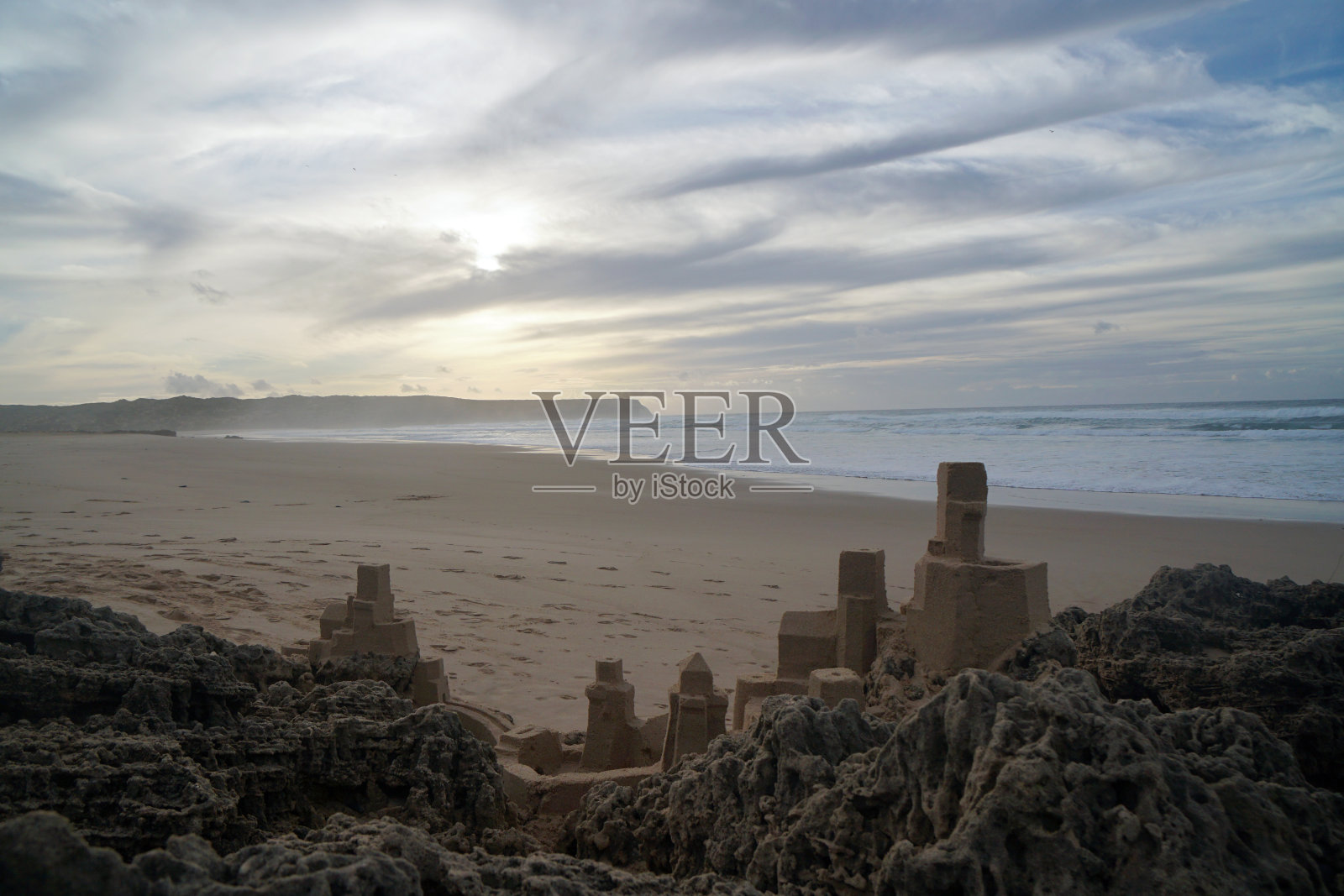 沙堡照片摄影图片