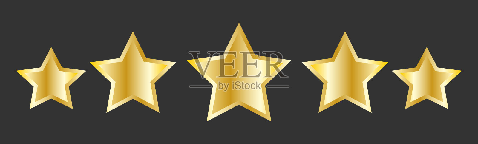 评分金星梯度向量网络排名插画图片素材