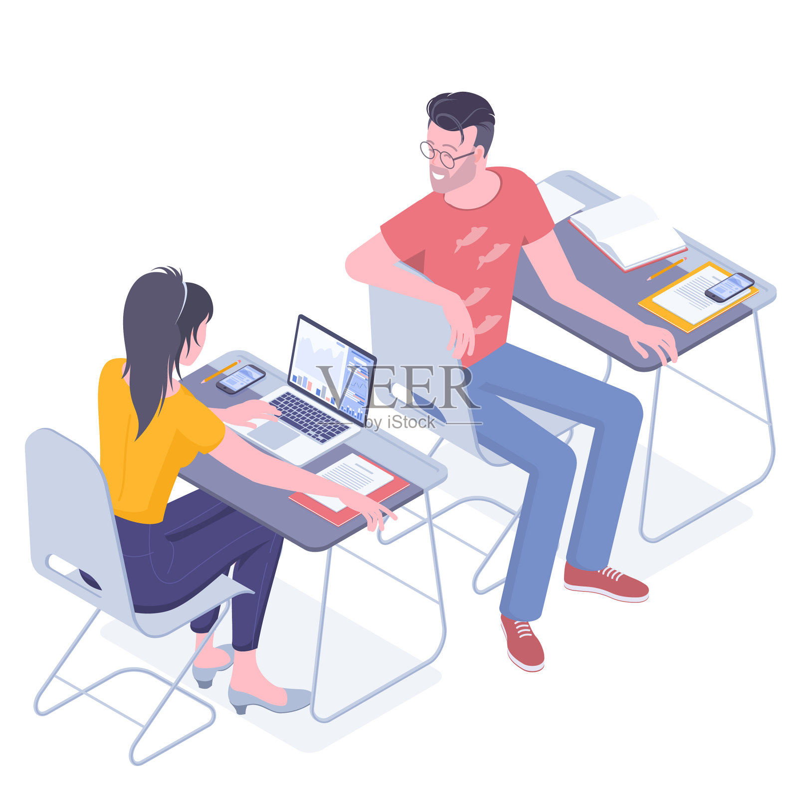 等距教育理念设计元素图片