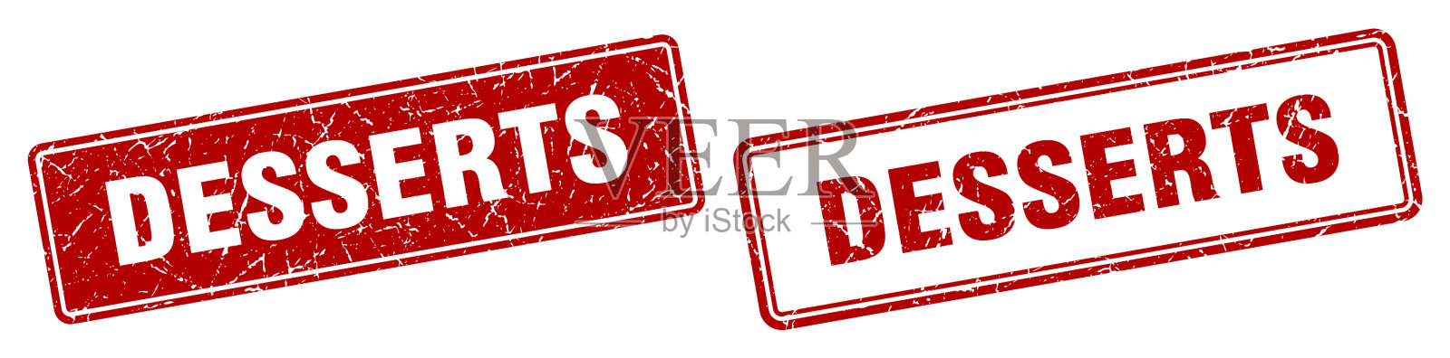 甜点邮票套装甜点广场垃圾标志插画图片素材