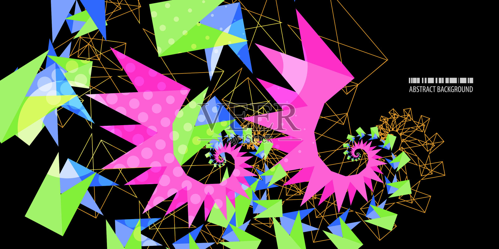 几何彩色抽象背景模板插画图片素材