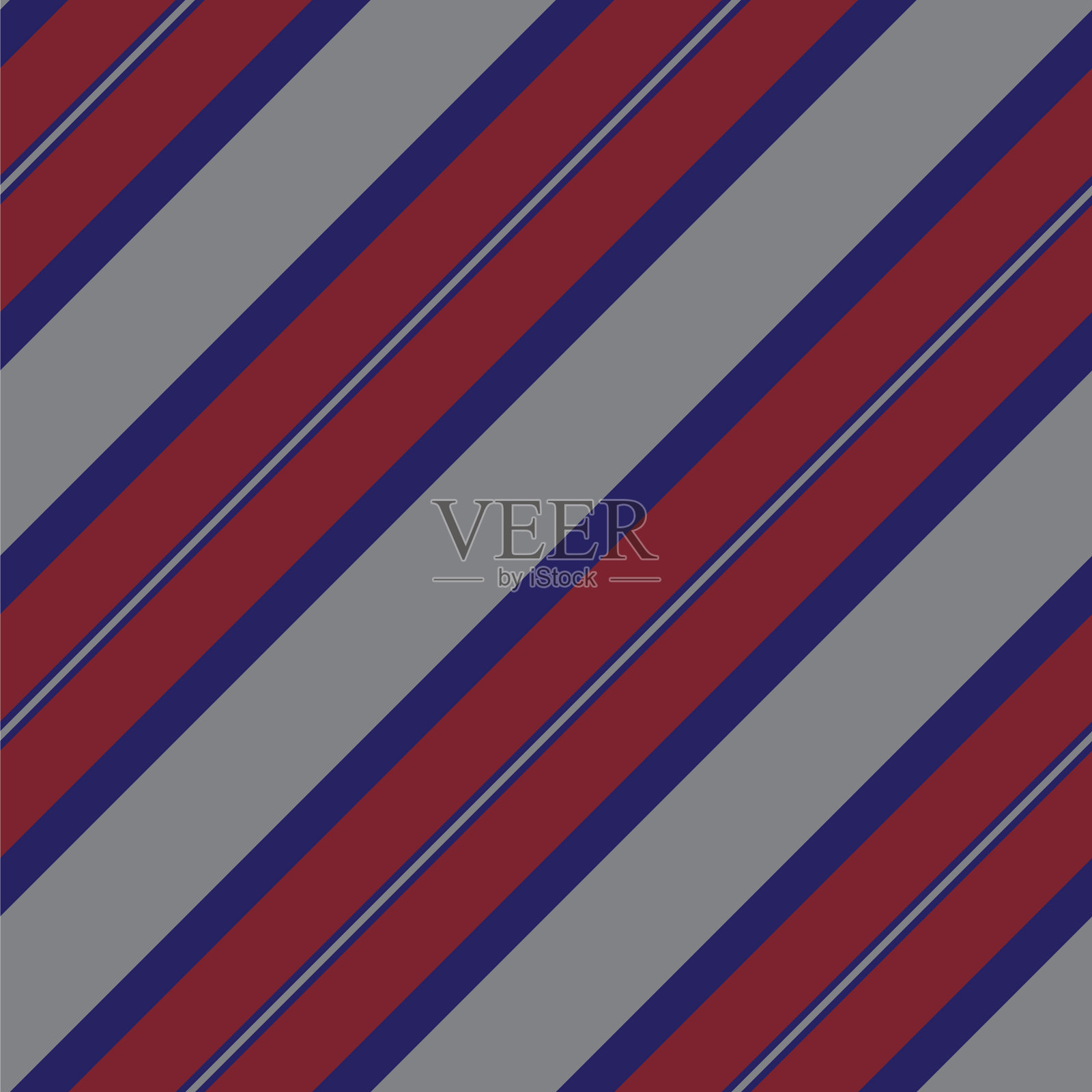 红色和蓝色条纹无缝图案背景插画图片素材