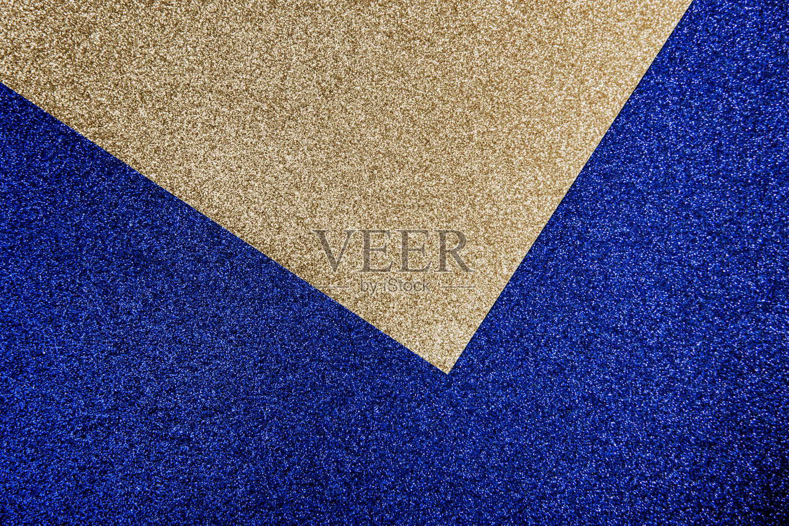 闪亮的蓝色和金色背景照片摄影图片