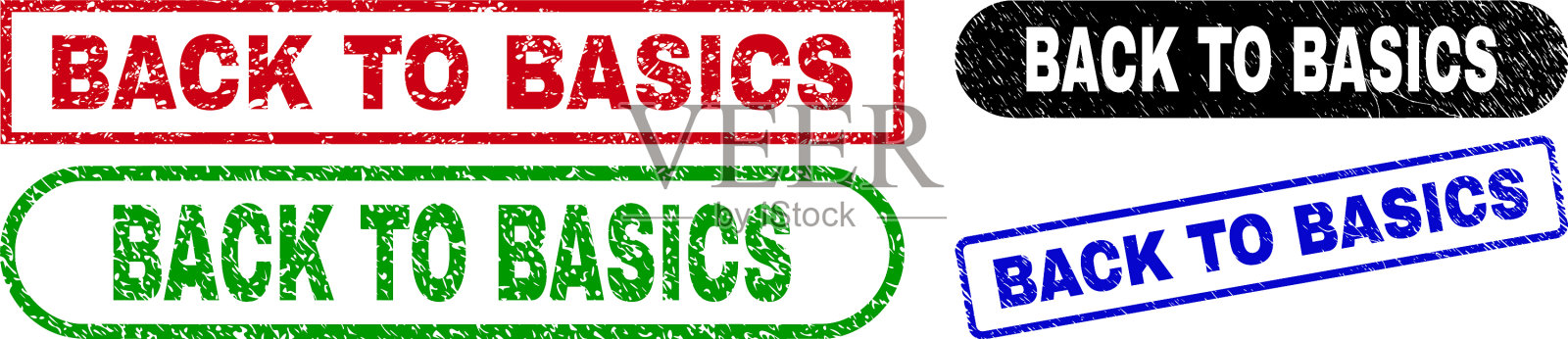 回到基本的矩形水印使用插画图片素材