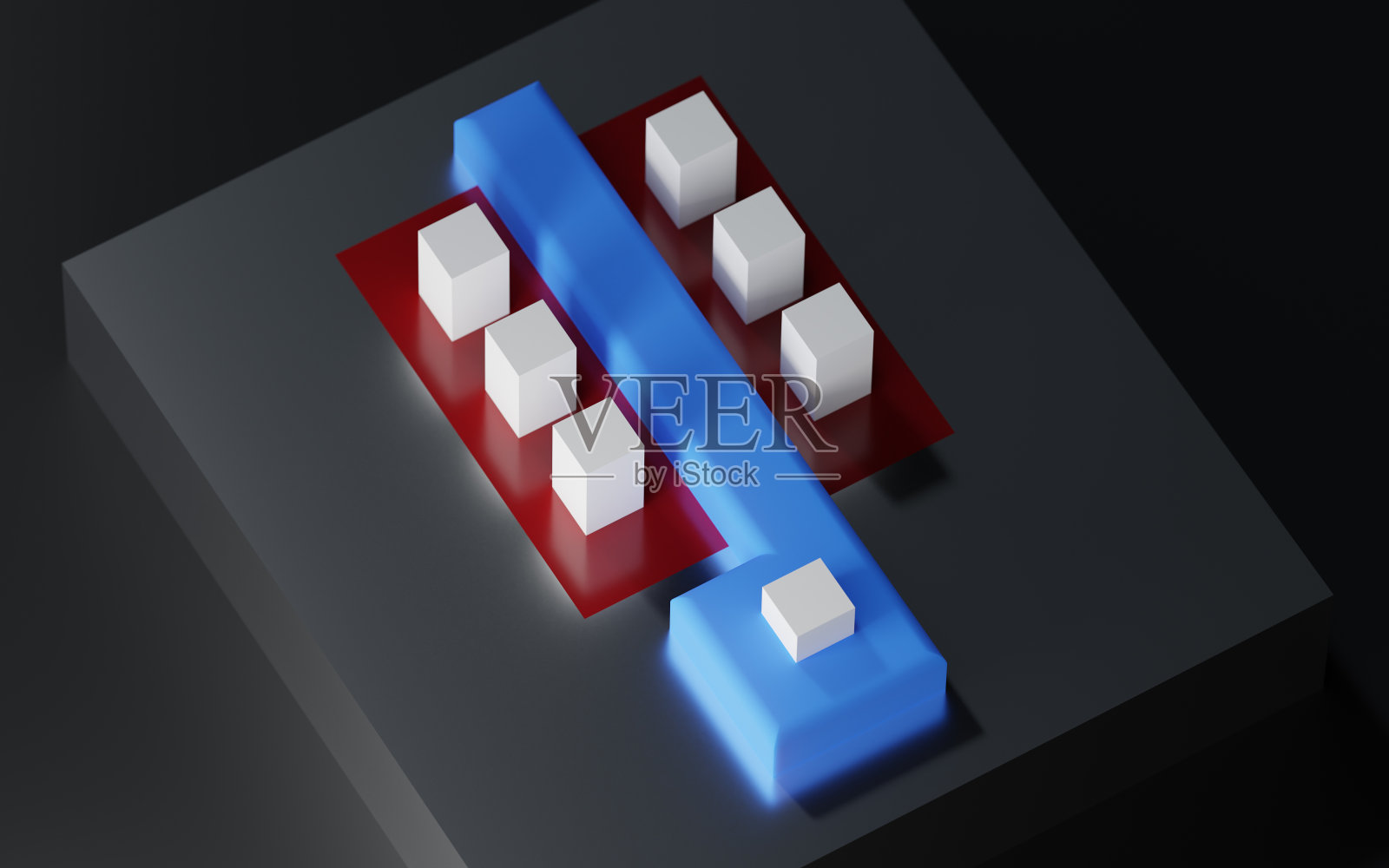 互补金属氧化物半导体晶体管的结构。n型金属氧化物半导体场效应晶体管模拟。照片摄影图片