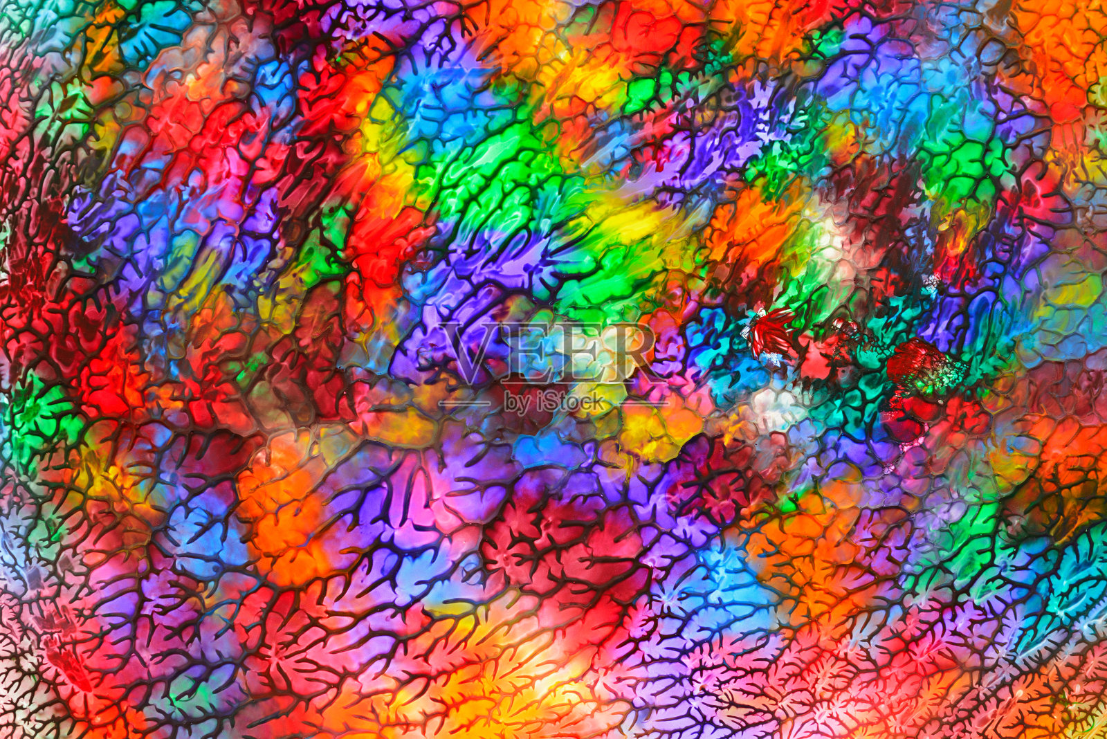 用丙烯酸颜料制作背景和纹理的摄影照片摄影图片