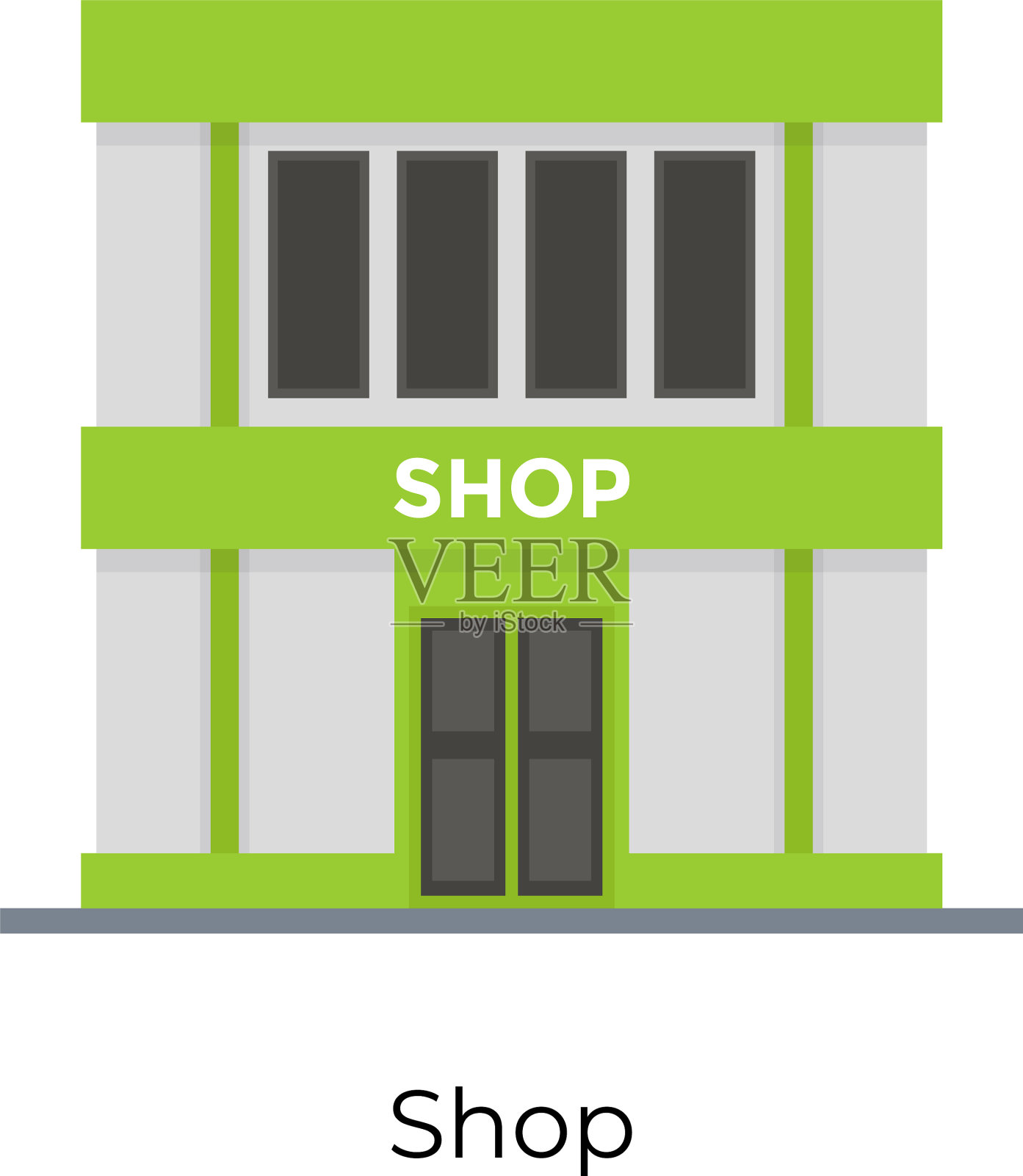 商店插画图片素材